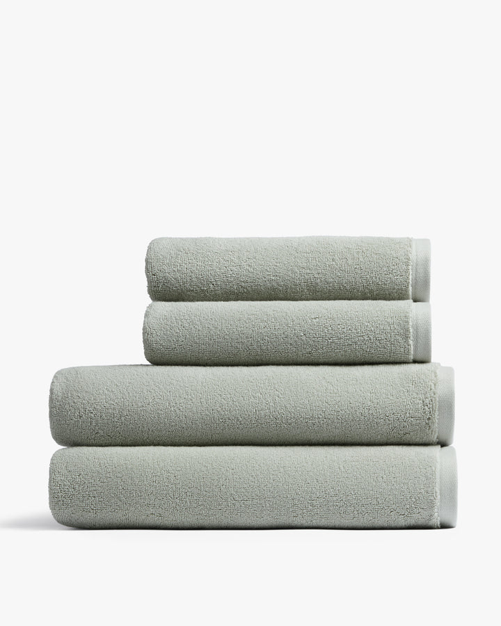 2+2 Organic Plush Bath Bundle - Sage