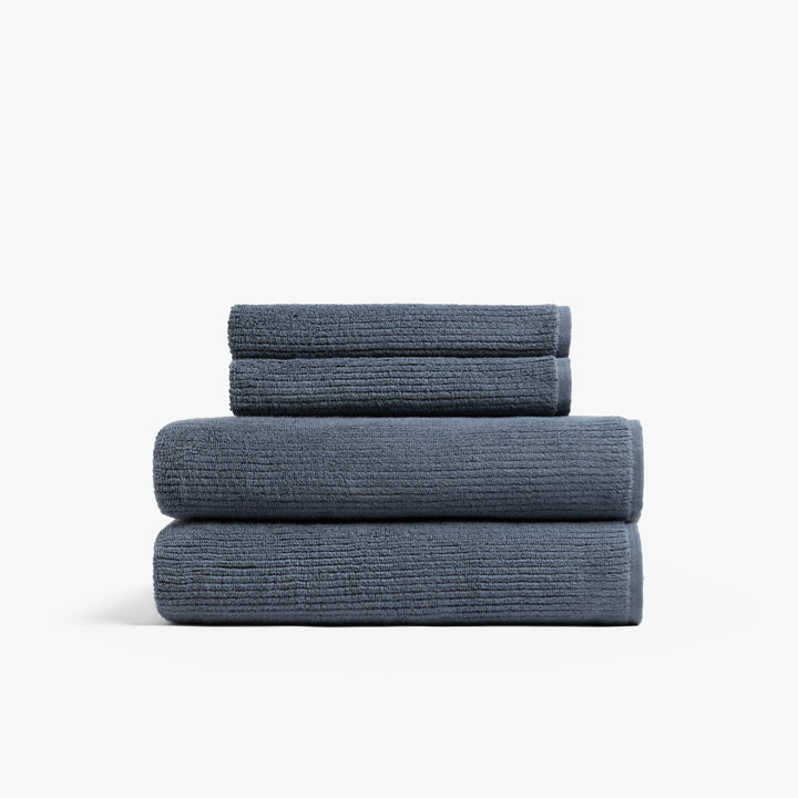 2+2 Soft Rib Bath Bundle - Dusk