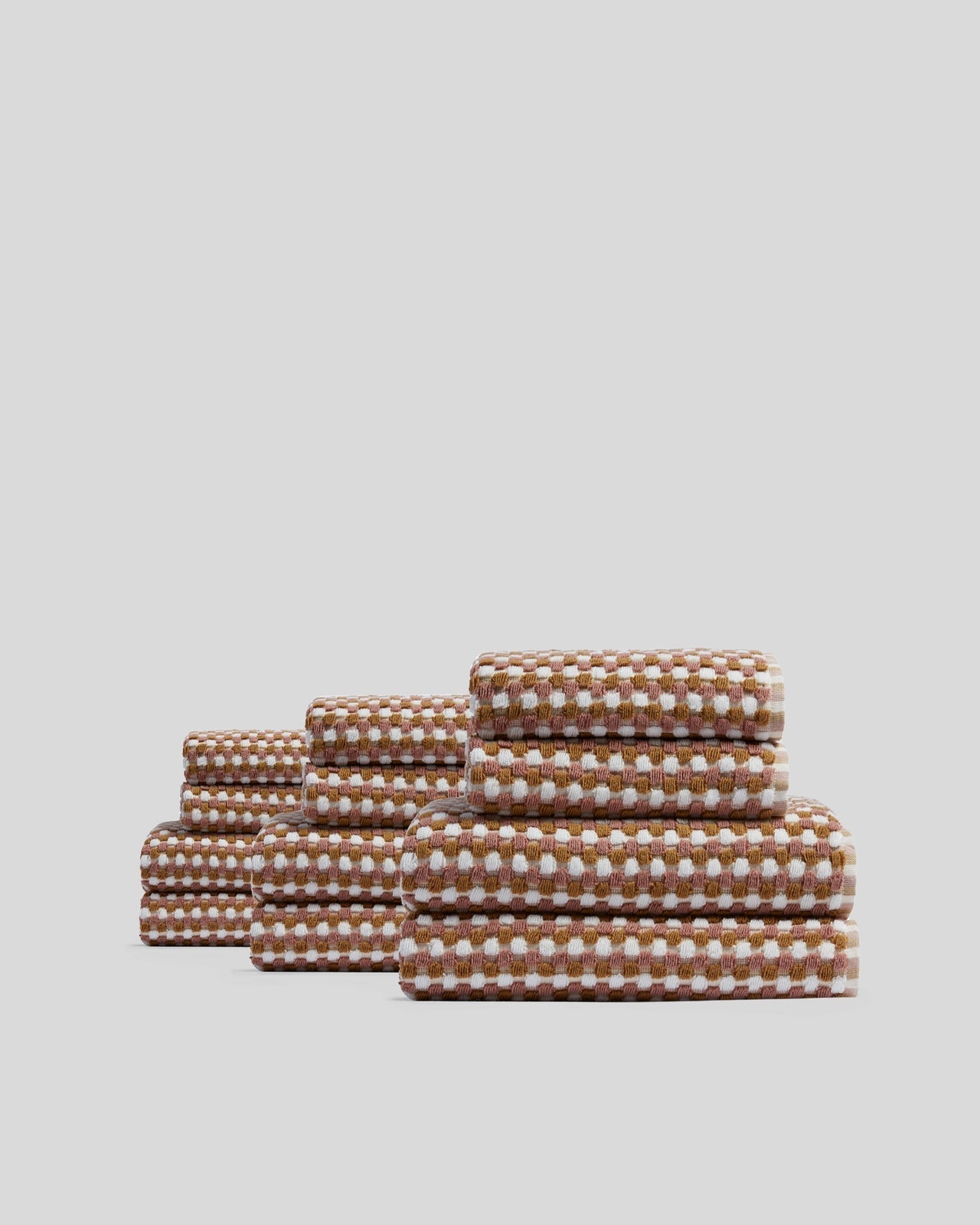 6+6 Organic Mosaic Bath Bundle - Ochre and Clay – Parachute Home