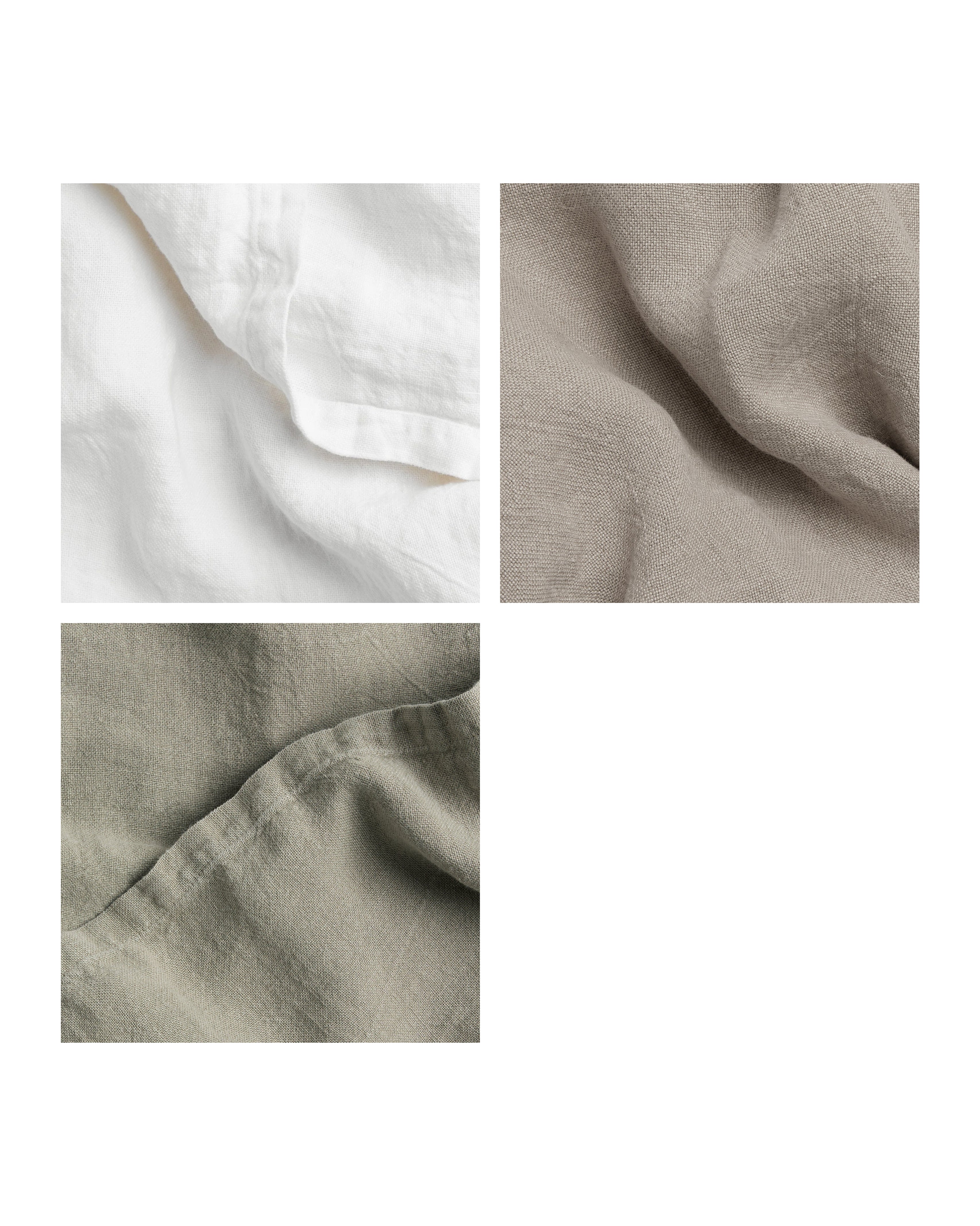 Vintage Linen Fabric Swatch (Antique White) – Parachute Home