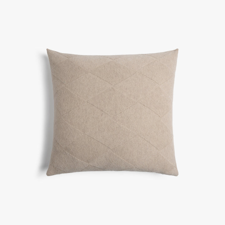 Basketweave Merino Pillow Cover (Natural)
