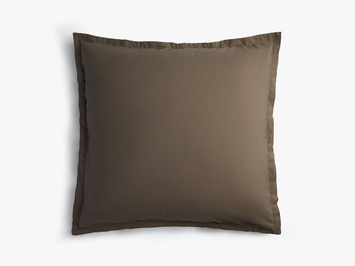 Brushed Cotton Euro Sham (Ash)