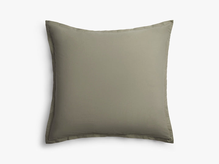 Brushed Cotton Euro Sham (Moss)