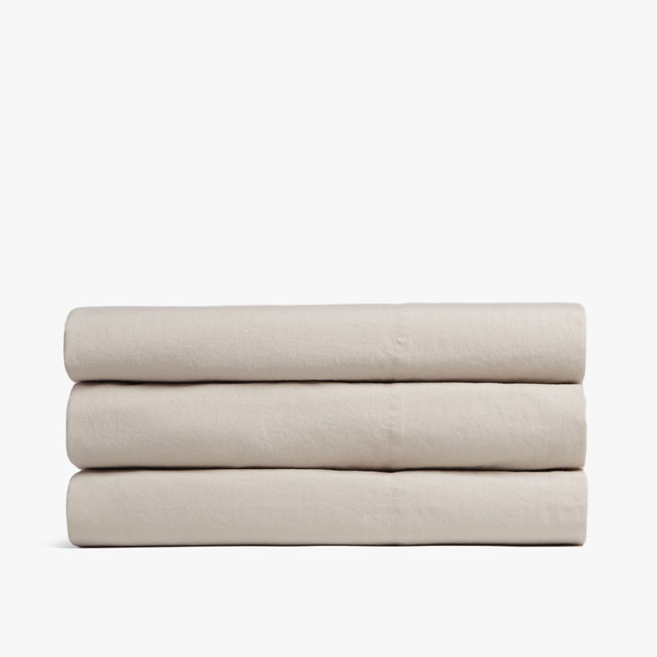 Brushed Cotton Top Sheet (Bone)