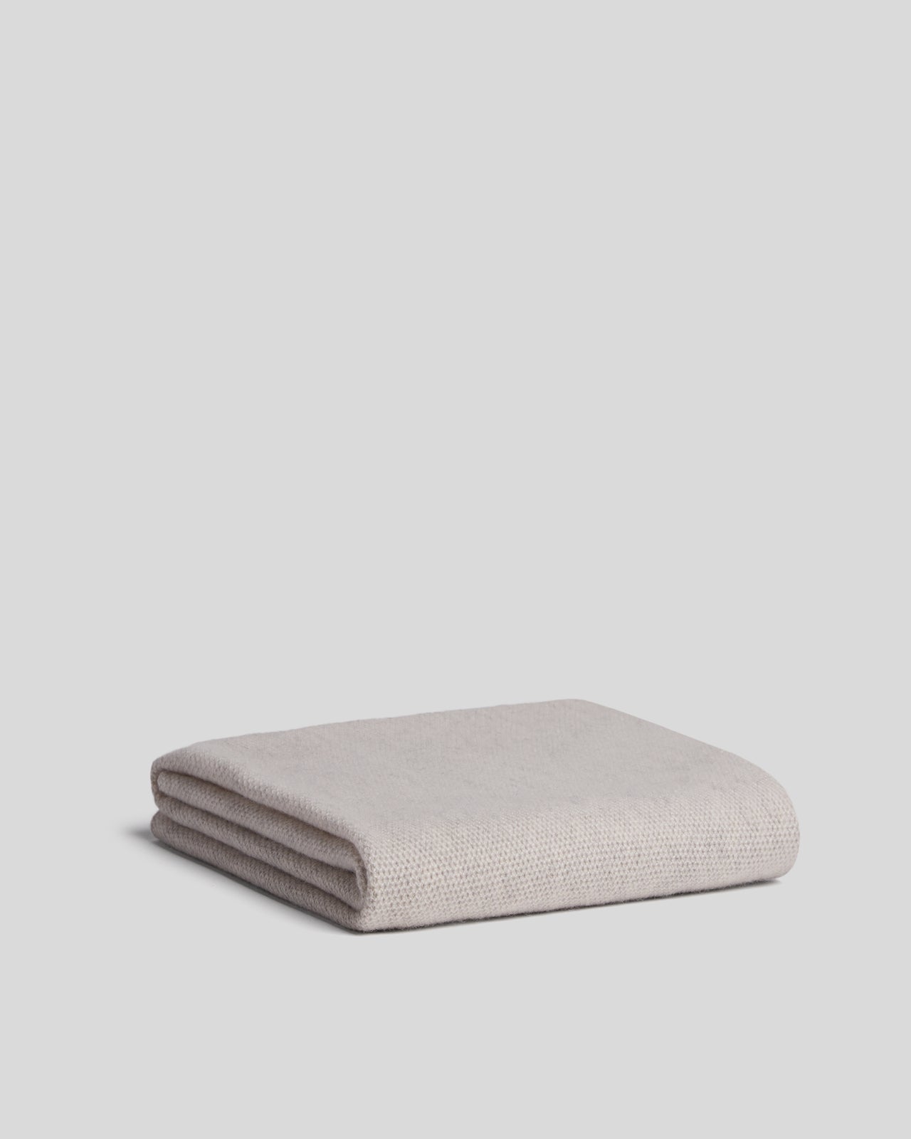 Couverture Bébé 100% Cachemire Pur – Motif Crâne – Ivoire/Gris – Neuve Avec étiquette