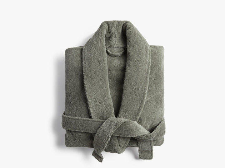 Classic Turkish Cotton Robe (Moss)