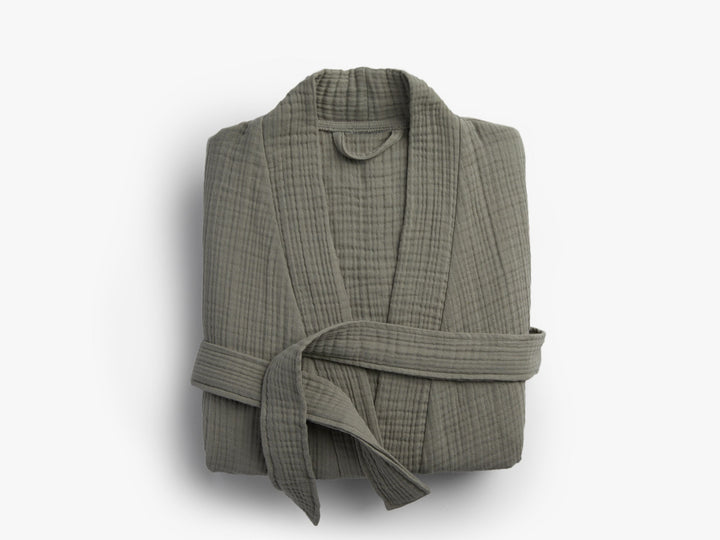 Cloud Cotton Robe (Moss)