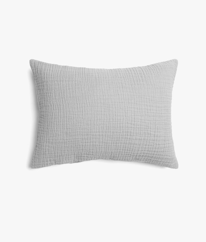 Organic Cloud Cotton Toddler Sham (Smoke)