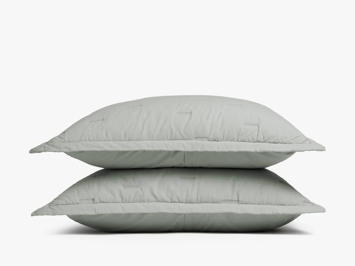 Essential Cotton Sham Set (Sage)