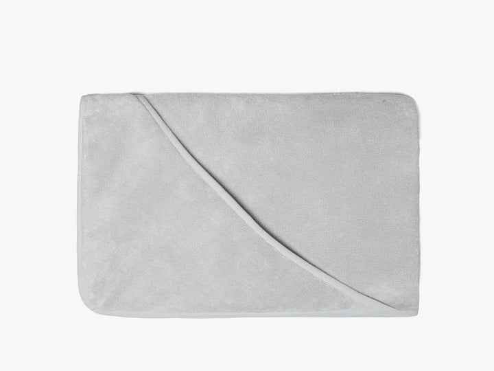 Organic Hooded Toddler Towel (Light Grey)