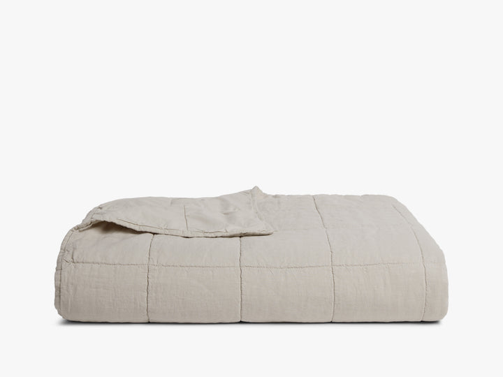 Linen Box Quilt (Bone)