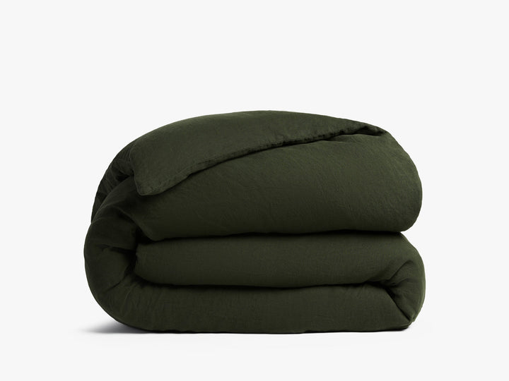 Linen Duvet Cover (Evergreen)