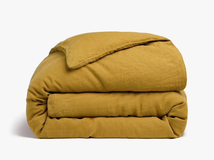 Linen Duvet Cover (Marigold)