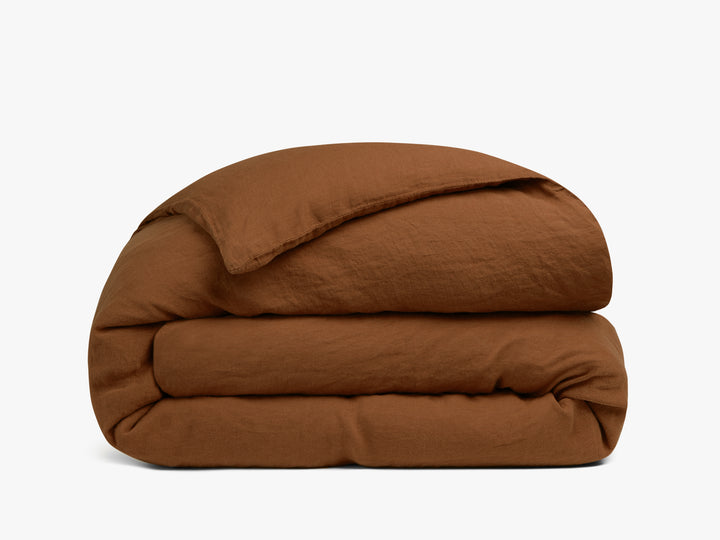 Linen Duvet Cover (Tobacco)