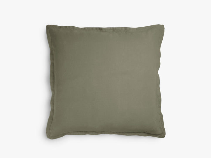 Linen Euro Sham (Moss)