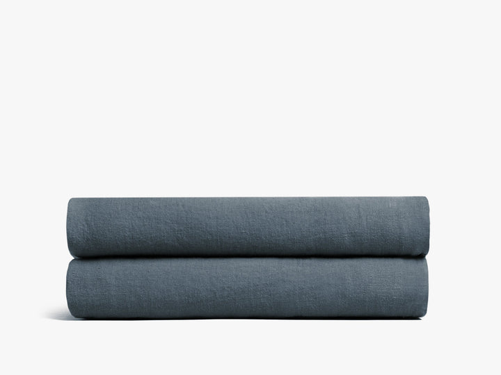 Linen Fitted Sheet (Dusk)