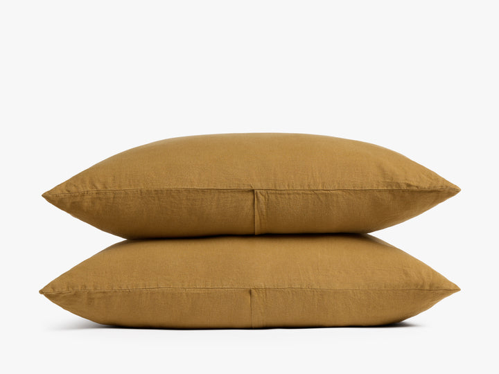 Linen Pillowcase Set (Honey)
