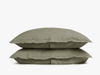 Linen Sham Set (Moss)