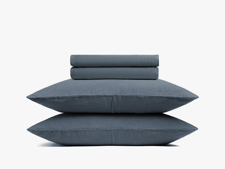Linen Sheet Set - Dusk K/CK