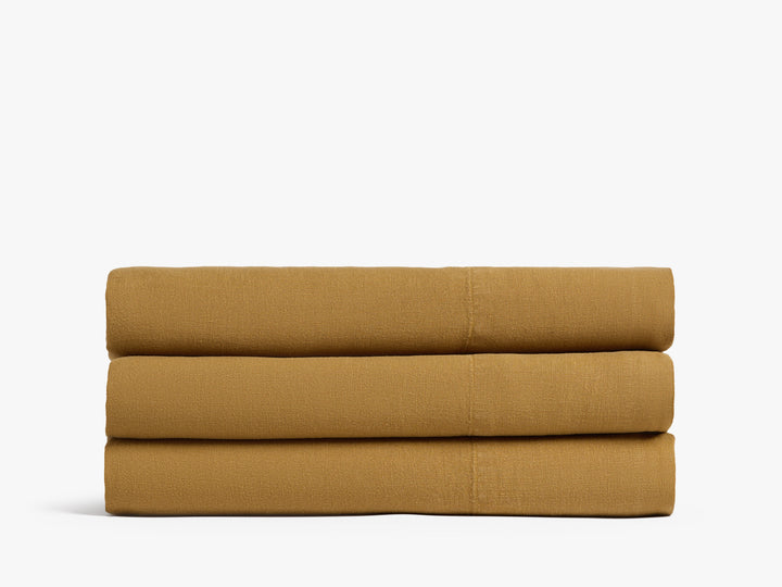 Linen Top Sheet (Honey)