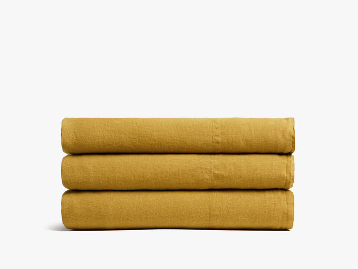 Linen Top Sheet (Marigold)