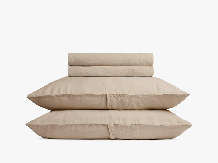 Linen Sheet Set - Toast K/CK