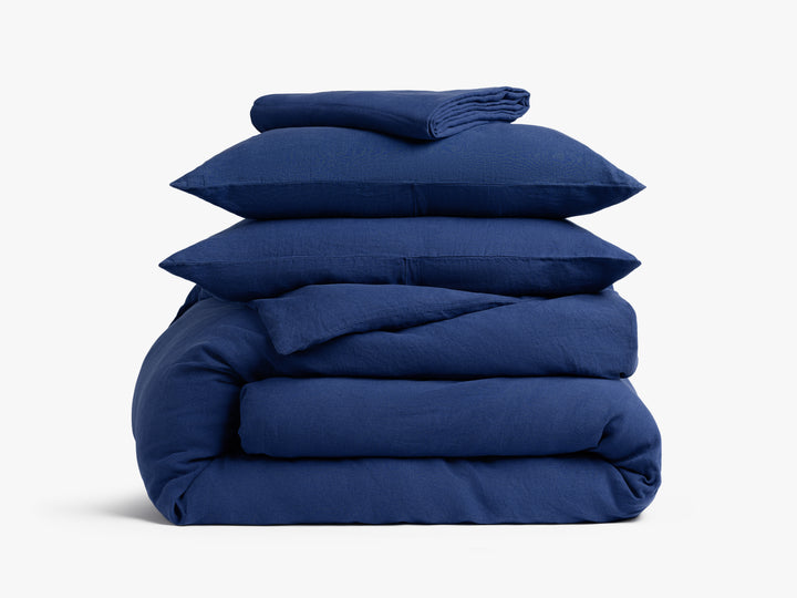 Linen Venice Set - Cobalt F/Q
