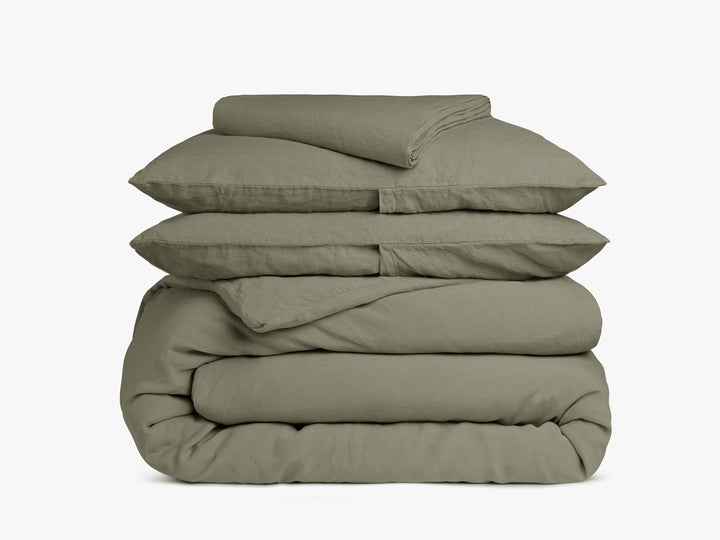Linen Venice Set - Moss F/Q