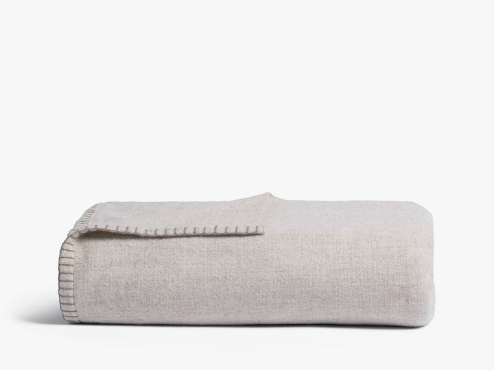 Merino Villa Bed Blanket (Natural)