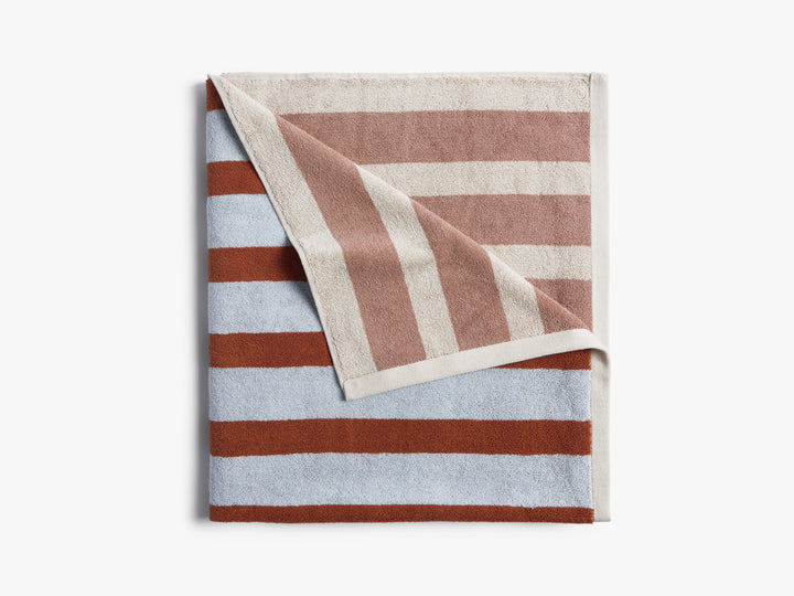 Organic Cabana Beach Towel (Lagoon and Adobe)