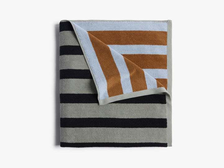 Organic Cabana Beach Towel (Sage and Honey)