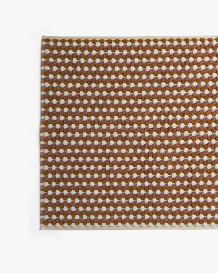 Organic Mosaic Tub Mat (Ochre and Clay)