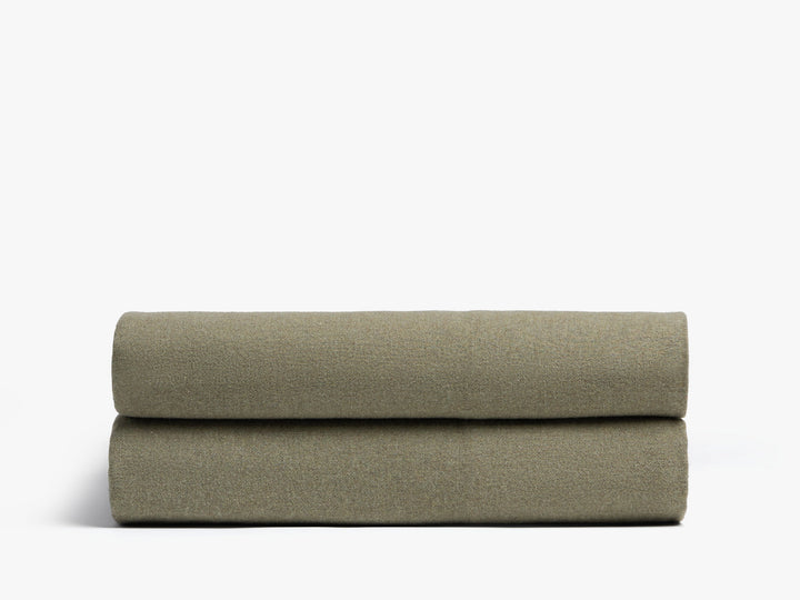 Flannel Fitted Sheet (Thyme)