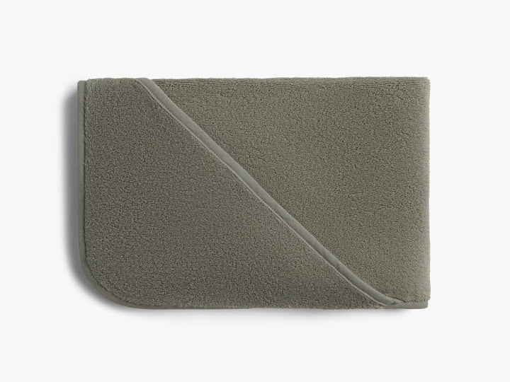 Organic Hooded Toddler Towel (Moss)