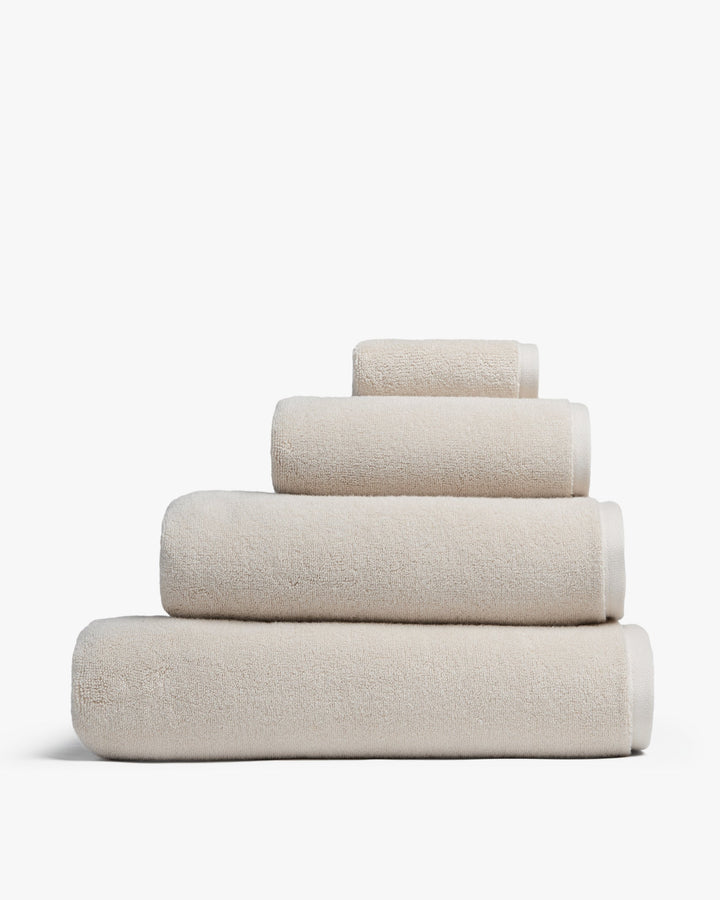 Organic Plush Towels (Bone)