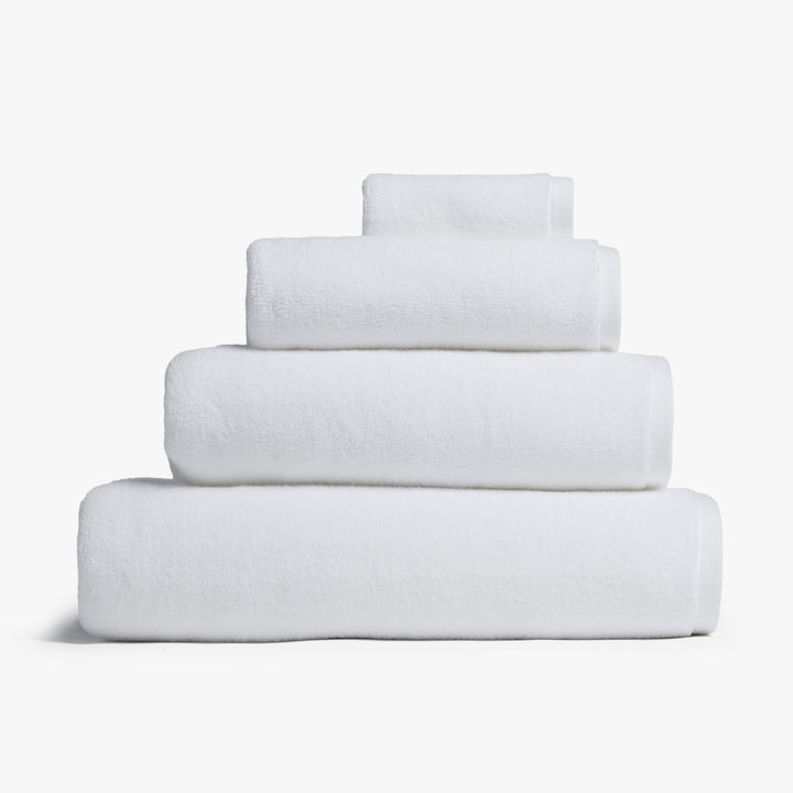 Organic Plush Towels (White)