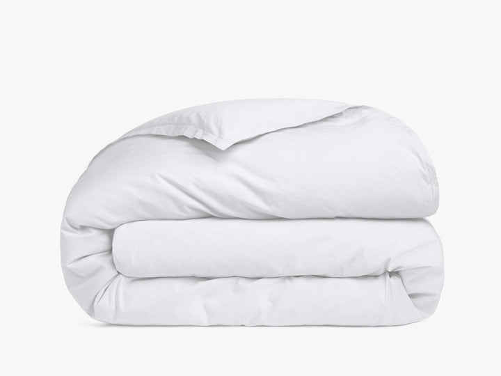 Percale Duvet Cover (White)