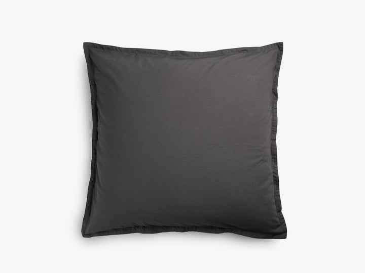 Percale Euro Sham (Slate)