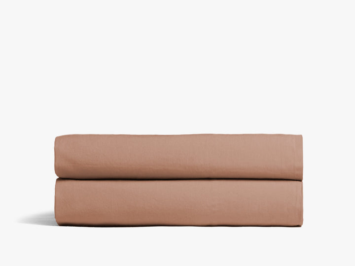 Percale Fitted Sheet (Adobe)