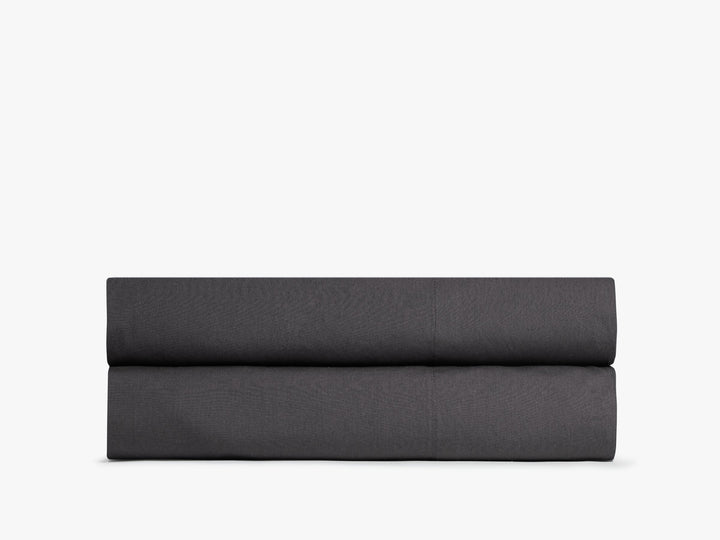 Percale Fitted Sheet (Slate)