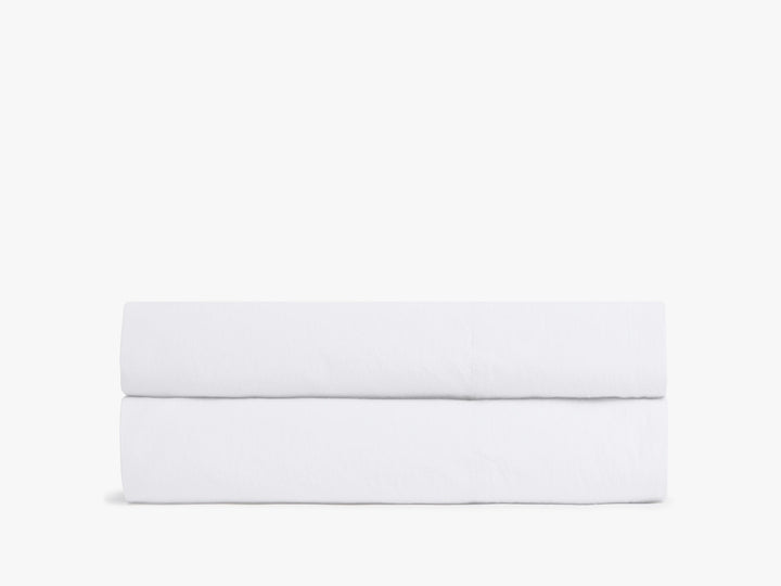 Percale Fitted Sheet (White)