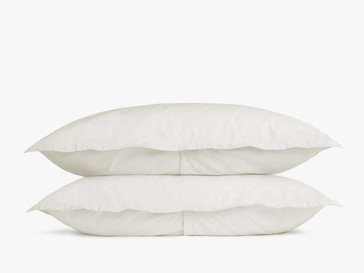 Percale Sham Set (Cream)