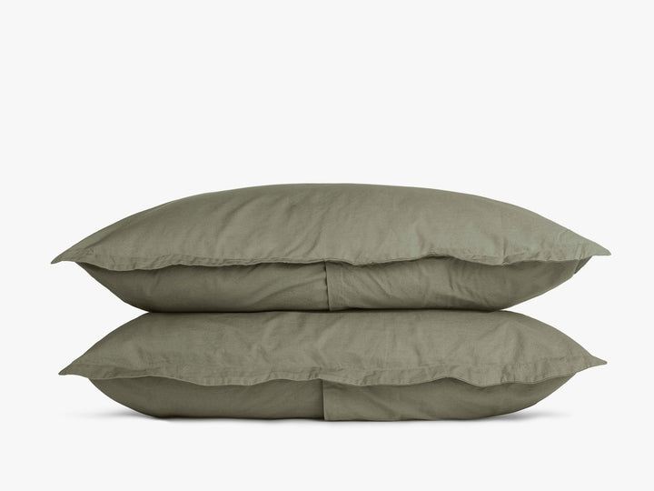 Percale Sham Set (Moss)