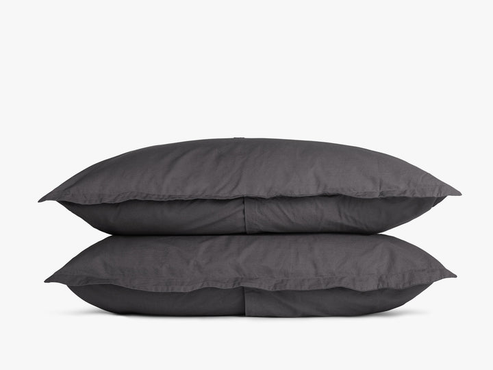 Percale Sham Set (Slate)