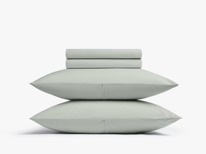 Percale Sheet Set - Sage F/Q