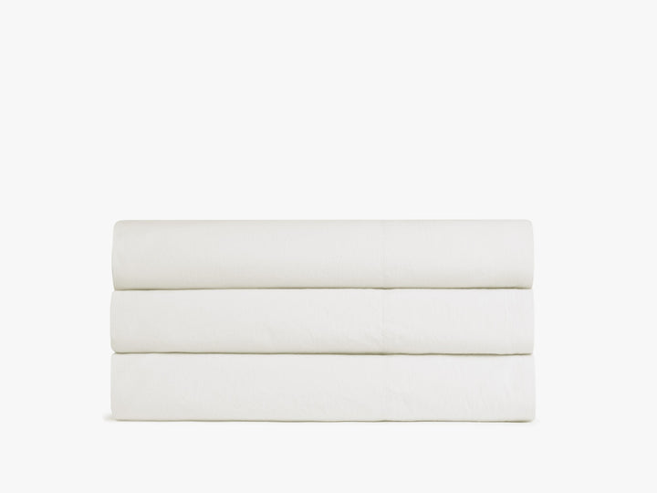 Percale Top Sheet (Cream)
