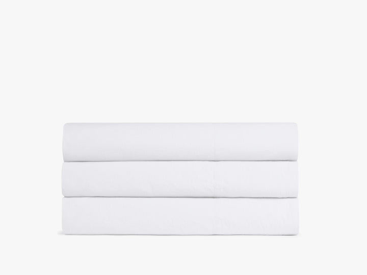 Percale Top Sheet (White)