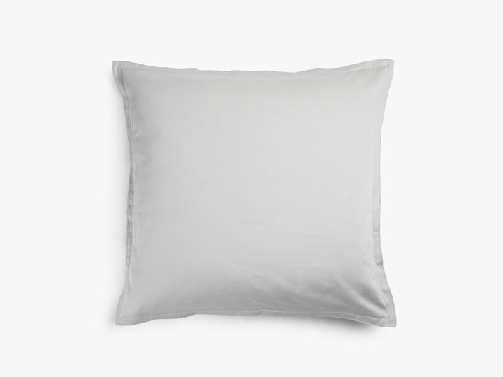 Sateen Euro Sham (Light Grey)