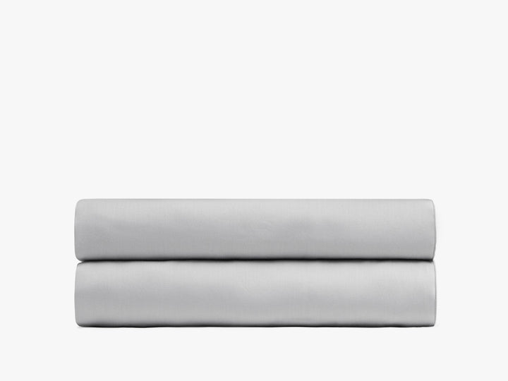 Sateen Fitted Sheet (Light Grey)