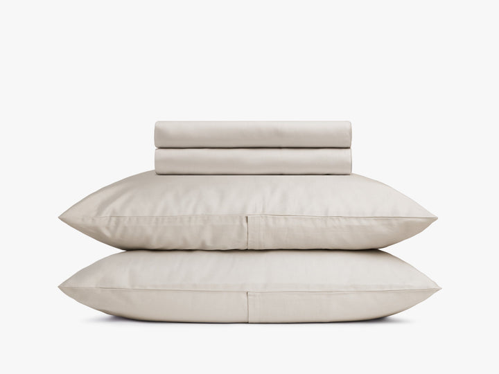 Sateen Sheet Set - Bone K/CK